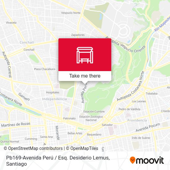 Mapa de Pb169-Avenida Perú / Esq. Desiderio Lemus