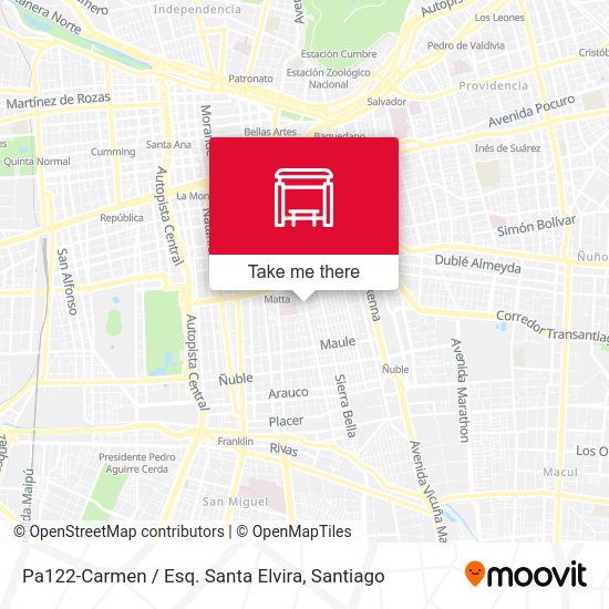 Pa122-Carmen / Esq. Santa Elvira map