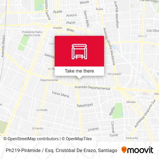 Ph219-Pirámide / Esq. Cristóbal De Erazo map