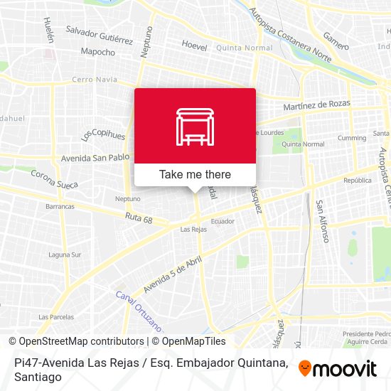 Pi47-Avenida Las Rejas / Esq. Embajador Quintana map