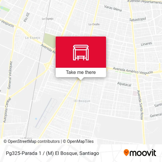 Pg325-Parada 1 / (M) El Bosque map