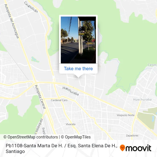Pb1108-Santa Marta De H. / Esq. Santa Elena De H. map