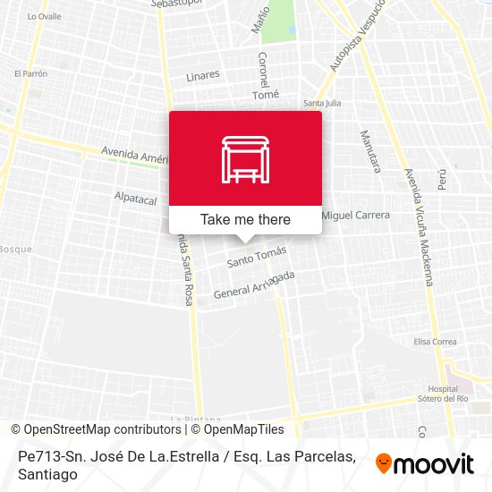 Pe713-Sn. José De La.Estrella / Esq. Las Parcelas map