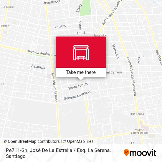 Mapa de Pe711-Sn. José De La.Estrella / Esq. La Serena