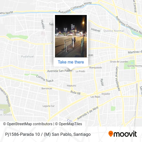 Pj1586-Parada 10 / (M) San Pablo map