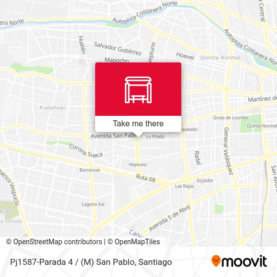 Pj1587-Parada 4 / (M) San Pablo map