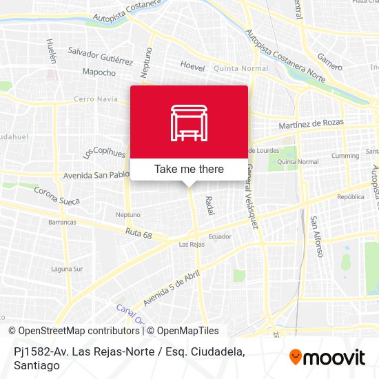 Pj1582-Av. Las Rejas-Norte / Esq. Ciudadela map