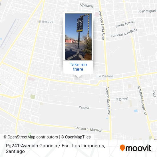 Mapa de Pg241-Avenida Gabriela / Esq. Los Limoneros