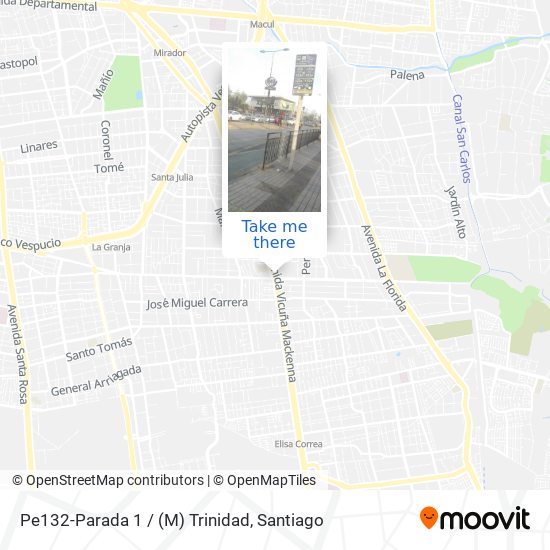 Pe132-Parada 1 / (M) Trinidad map