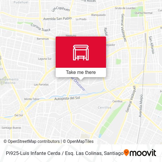 Mapa de Pi925-Luis Infante Cerda / Esq. Las Colinas