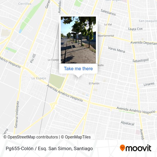 Pg655-Colón / Esq. San Simon map
