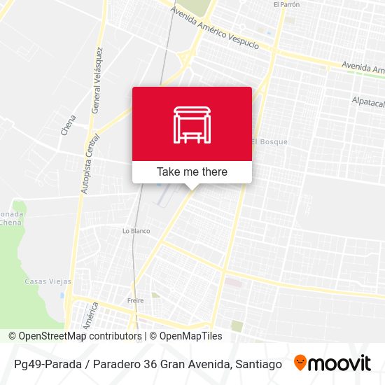 Pg49-Parada / Paradero 36 Gran Avenida map