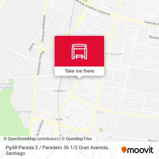Pg48-Parada 2 / Paradero 36 1 / 2 Gran Avenida map