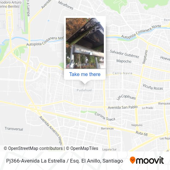 Pj366-Avenida La Estrella / Esq. El Anillo map