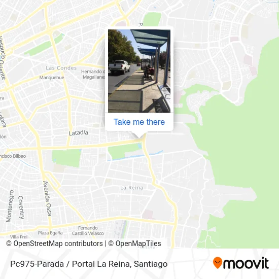 Pc975-Parada / Portal La Reina map