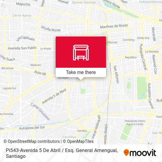 Pi543-Avenida 5 De Abril / Esq. General Amengual map