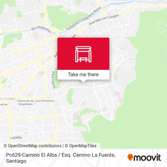 Mapa de Pc629-Camino El Alba / Esq. Camino La Fuente