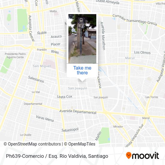 Ph639-Comercio / Esq. Río Valdivia map