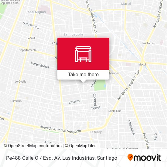 Pe488-Calle O / Esq. Av. Las Industrias map
