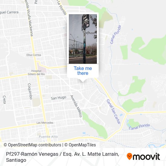 Mapa de Pf297-Ramón Venegas / Esq. Av. L. Matte Larraín