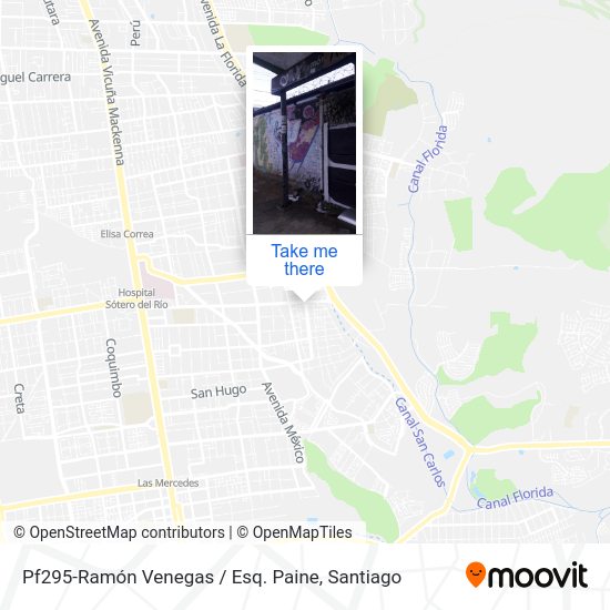 Pf295-Ramón Venegas / Esq. Paine map
