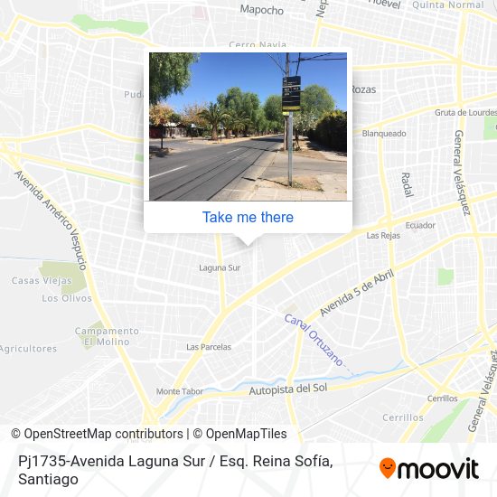 Mapa de Pj1735-Avenida Laguna Sur / Esq. Reina Sofía