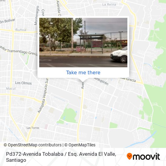 Pd372-Avenida Tobalaba / Esq. Avenida El Valle map