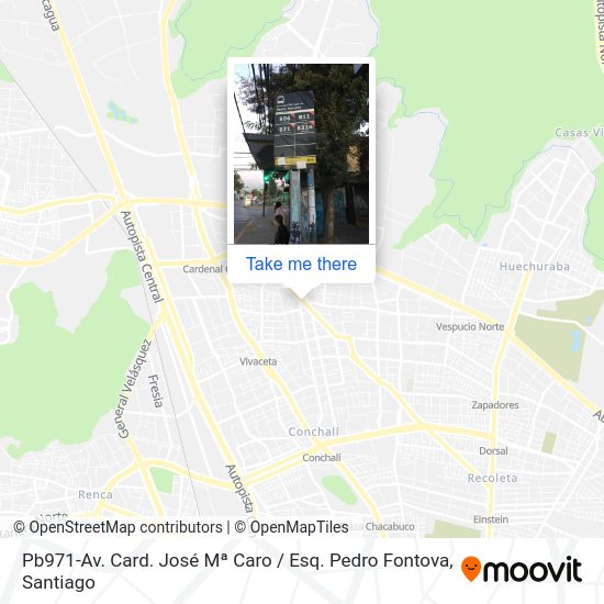 Pb971-Av. Card. José Mª Caro / Esq. Pedro Fontova map