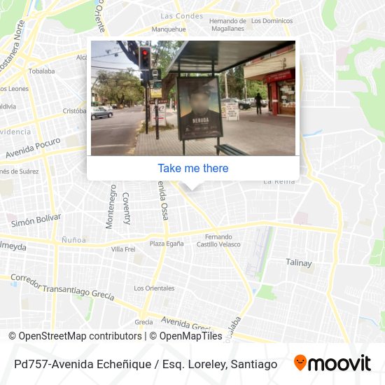 Mapa de Pd757-Avenida Echeñique / Esq. Loreley