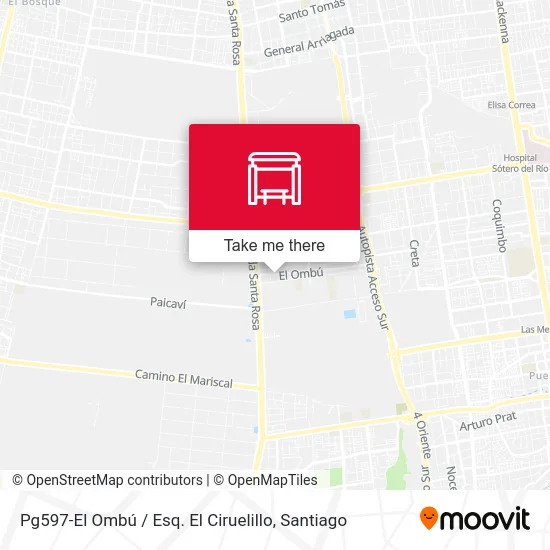 Pg597-El Ombú / Esq. El Ciruelillo map