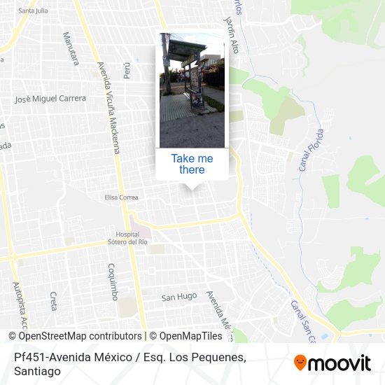 Mapa de Pf451-Avenida México / Esq. Los Pequenes