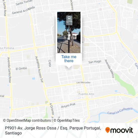 Pf901-Av. Jorge Ross Ossa / Esq. Parque Portugal map
