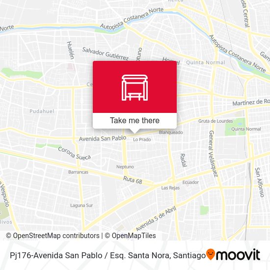 Mapa de Pj176-Avenida San Pablo / Esq. Santa Nora