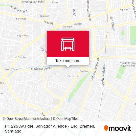Pi1295-Av.Pdte. Salvador Allende / Esq. Bremen map