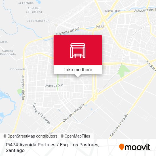 Mapa de Pi474-Avenida Portales / Esq. Los Pastores