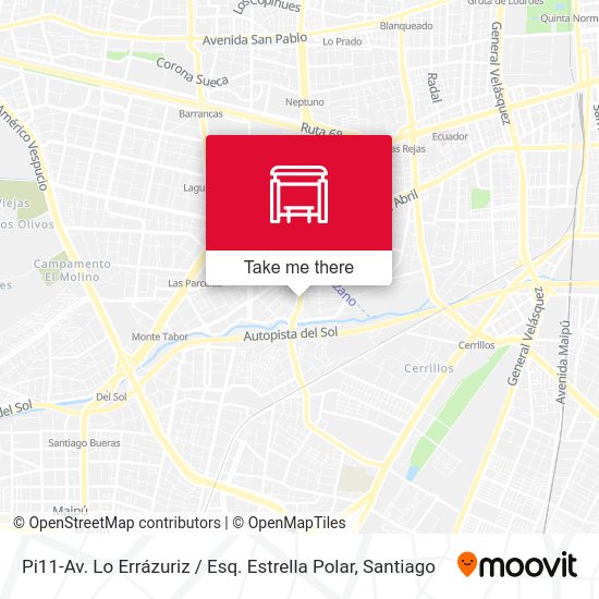 Mapa de Pi11-Av. Lo Errázuriz / Esq. Estrella Polar