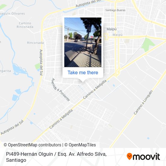Mapa de Pi489-Hernán Olguín / Esq. Av. Alfredo Silva