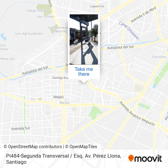 Pi484-Segunda Transversal / Esq. Av. Pérez Llona map