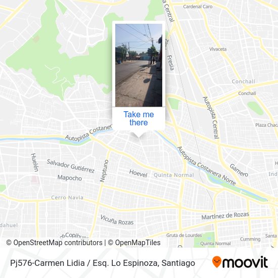 Pj576-Carmen Lidia / Esq. Lo Espinoza map