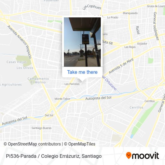 Mapa de Pi536-Parada / Colegio Errázuriz