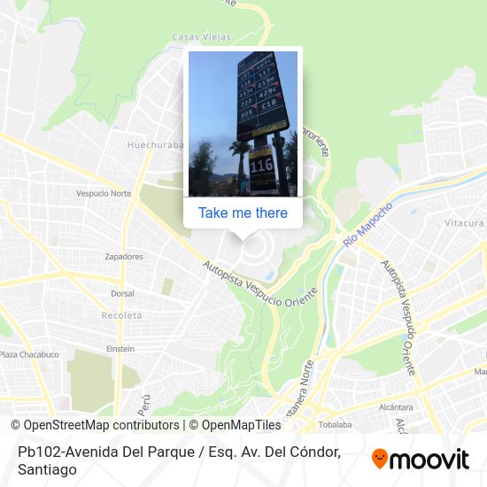 Mapa de Pb102-Avenida Del Parque / Esq. Av. Del Cóndor