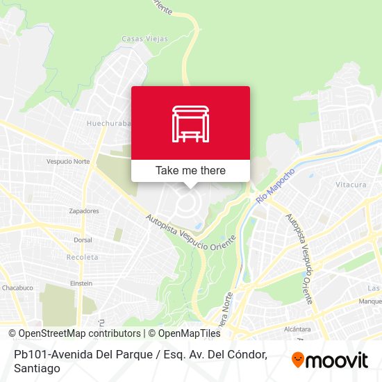 Pb101-Avenida Del Parque / Esq. Av. Del Cóndor map