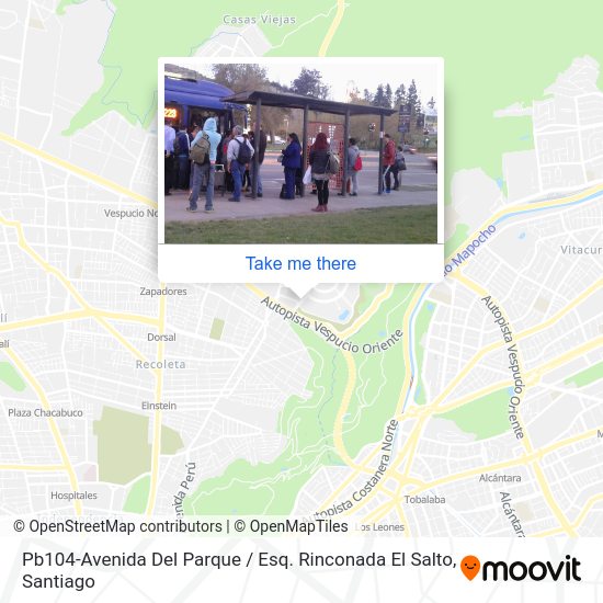 Pb104-Avenida Del Parque / Esq. Rinconada El Salto map