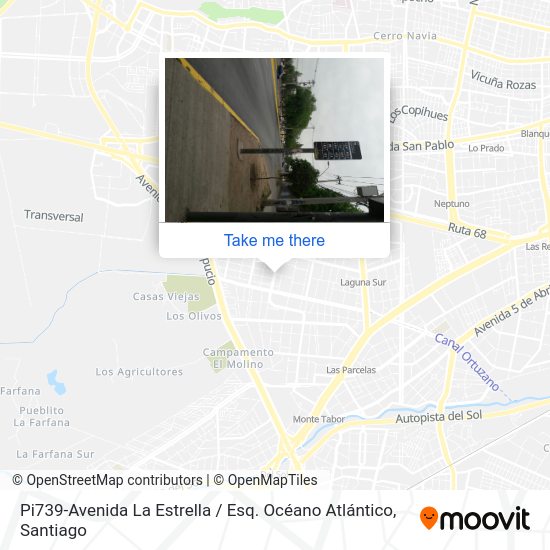Pi739-Avenida La Estrella / Esq. Océano Atlántico map