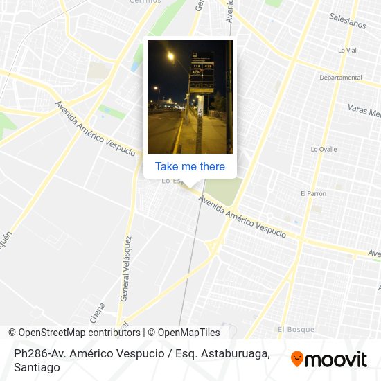 Mapa de Ph286-Av. Américo Vespucio / Esq. Astaburuaga