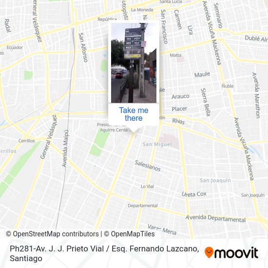 Ph281-Av. J. J. Prieto Vial / Esq. Fernando Lazcano map