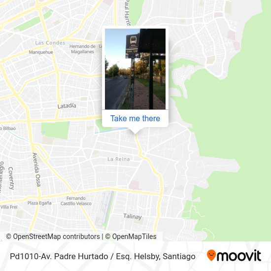 Mapa de Pd1010-Av. Padre Hurtado / Esq. Helsby