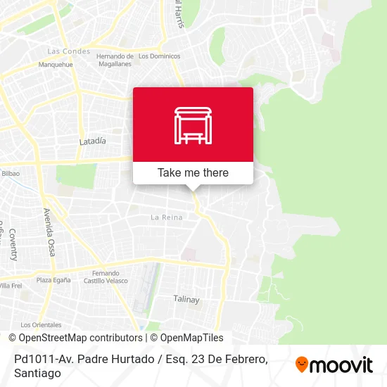 Pd1011-Av. Padre Hurtado / Esq. 23 De Febrero map