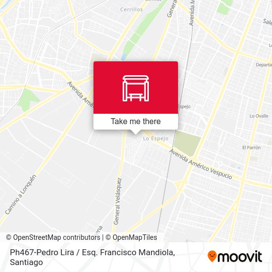 Ph467-Pedro Lira / Esq. Francisco Mandiola map