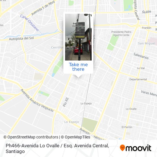 Ph466-Avenida Lo Ovalle / Esq. Avenida Central map